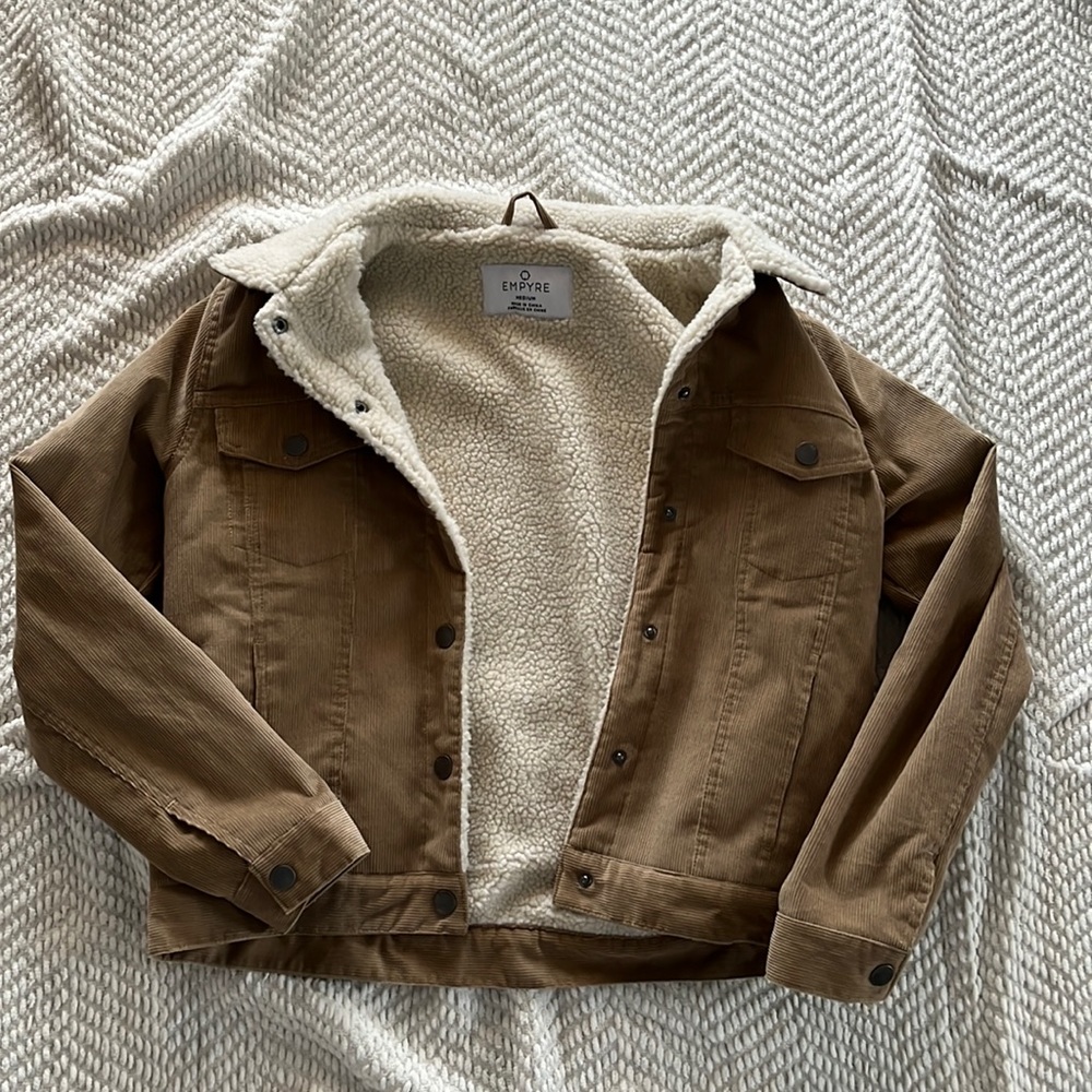 empyre corduroy jacket, size medium